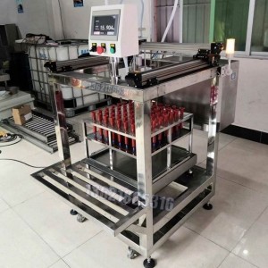 高純液體灌裝機 5L自動貼標灌裝機