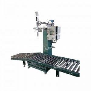 200公斤自動碼垛灌裝機(jī)_多彩漆灌裝機(jī)