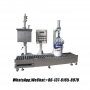 "Hopper Semi-Auto Filling Machine - Durable Stainless Steel Design, Adjustable Speed, CE/ISO Certified for Food/Chemical Industry